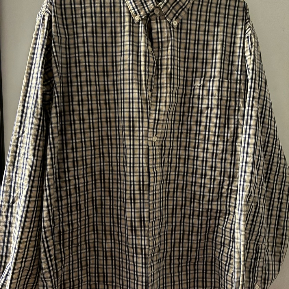 Dockers Checkered Casual button down shirt size 2xl